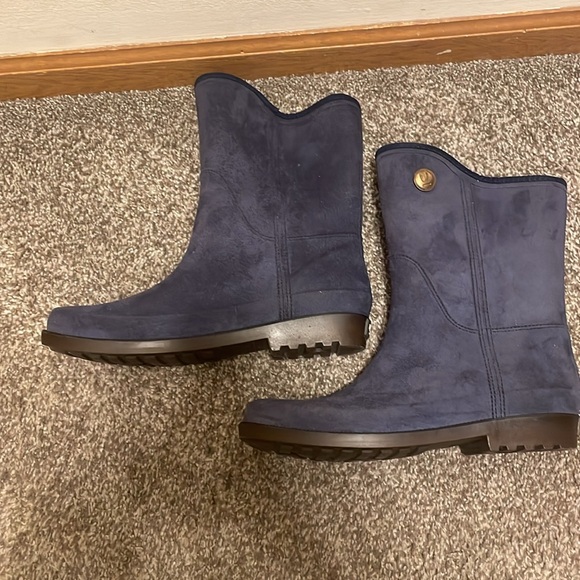 ULAN rainy steps boots blue size 9 - Picture 4 of 8